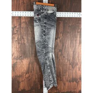 MECCA Stretch Fit Jeans Denim Pants Fashion Style Gray Black Kids Youth Boys 16